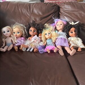 Assorted Colorful Dolls Set